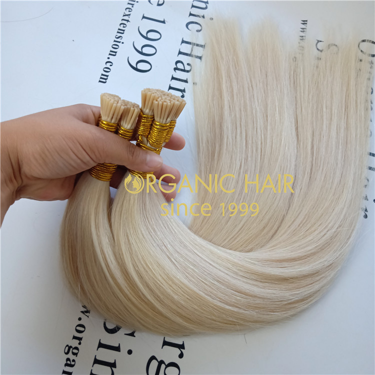 Hot sale-Popular color 60A full cuticle intact i tip hair extensions A80